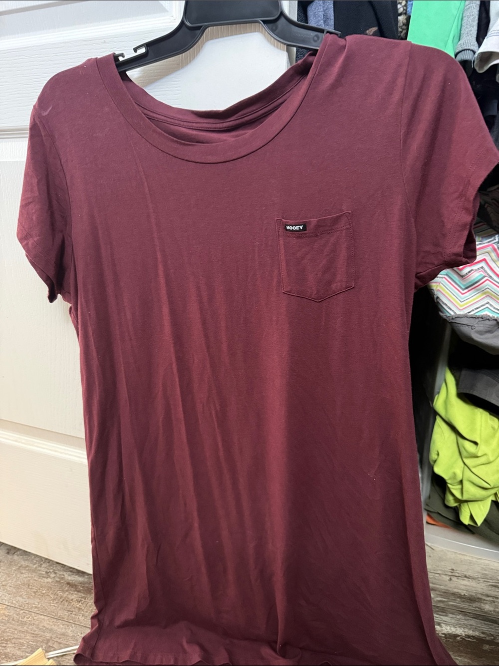 Hooey Women’s Midi Tee Dress - Maroon